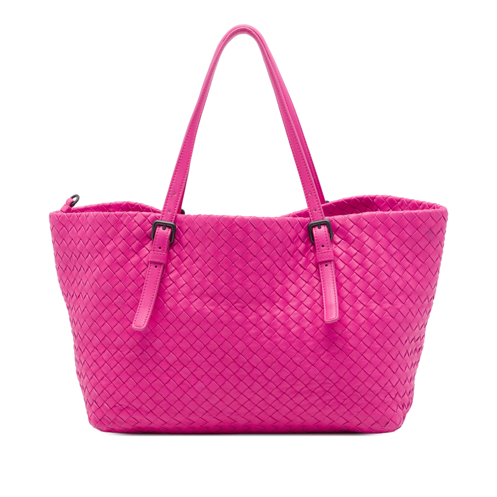 Pre-Loved Bottega Veneta Medium Nappa Intrecciato Cesta Tote